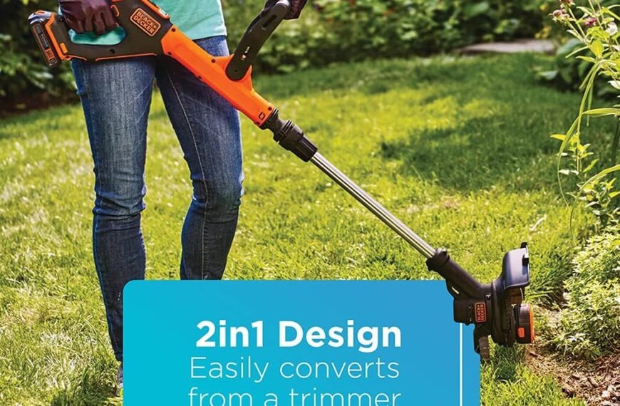 BLACK+DECKER 20V MAX* String Trimmer / Edger, 12-Inch (LSTE523) review