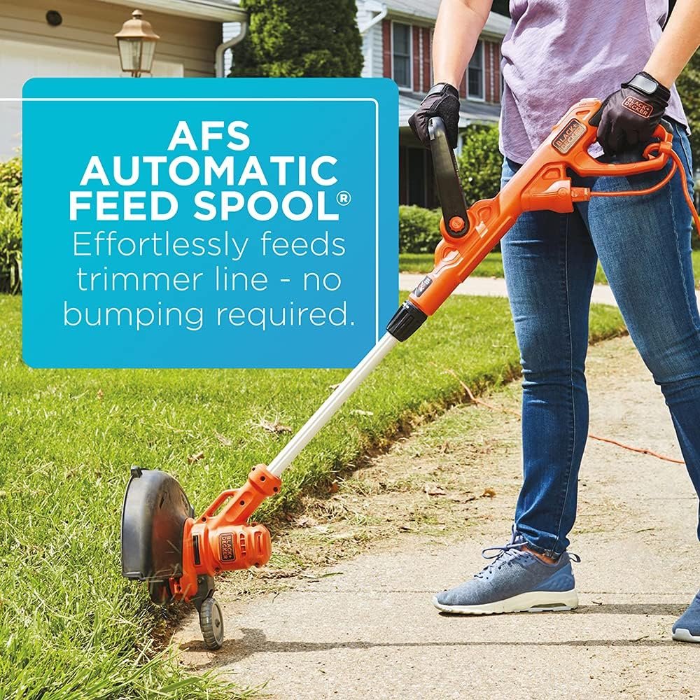 BLACK+DECKER String Trimmer with Auto Feed, Electric, 6.5-Amp, 14-Inch (BESTA510) review