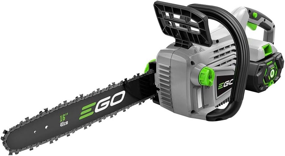 EGO Power+ CS1604 16-Inch 56-Volt Lithium-ion Cordless Chainsaw - 5.0Ah Battery and Charger Included  AC1600 16-Inch Chain Saw for EGO 56-Volt 16-Inch Chain Saw CS1600/CS1604