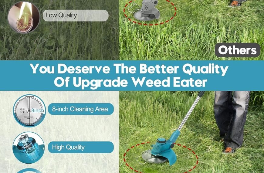 Electric Weed Eater Cordless Weed Wacker Battery Powered Review