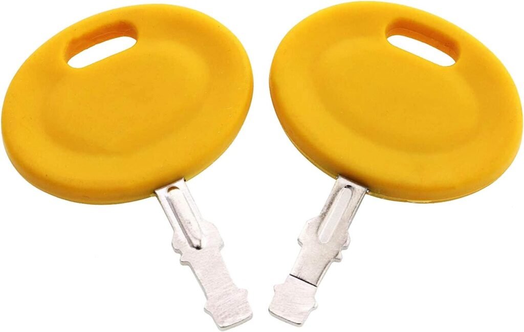 HASMX 2 Pack 925-1745A Lawn Mower Ignition Keys for Bolens Brute Columbia Craftsman Huskee MTD Murray Mastercut Ranch King Troy-Bilt White Outdoor Yard Machines and Yard-Man Models