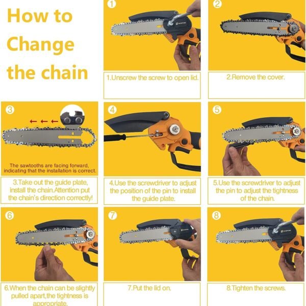 Mini Chainsaw Cordless 6 Inch Review
