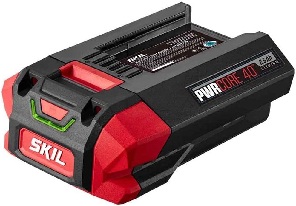 SKIL PWR CORE 40 Brushless 40V 14” Lightweight Chainsaw Kit  PWRCore 402.5Ah Lithium Battery