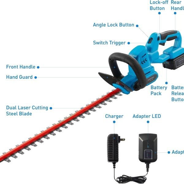 WISETOOL Cordless Hedge Trimmer Review