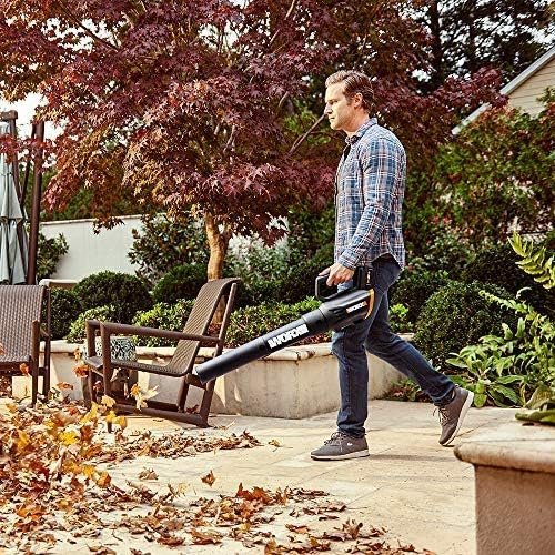 WORX Cordless String Trimmer and Blower WG929.1 Combo, 20V 2 Batteries, Grass Weed Edger
