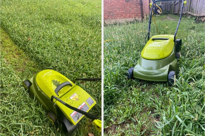 Compact Battery Operated Lawn Mower for Small Yards