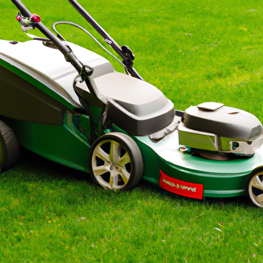 Efficient Battery Operated Lawn Mower with Side Discharge