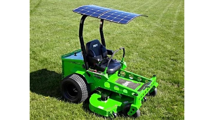 Efficient Solar-Powered Lawn Mowers