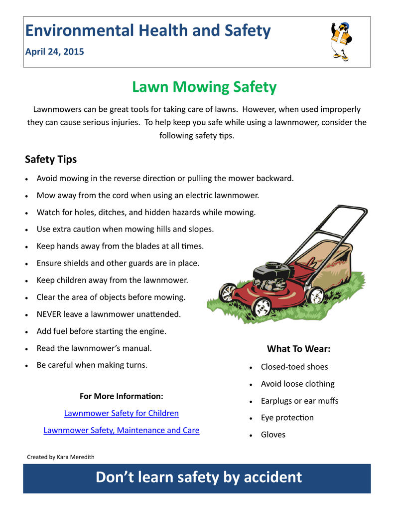 Top Lawn Mower Safety Gear Recommendations