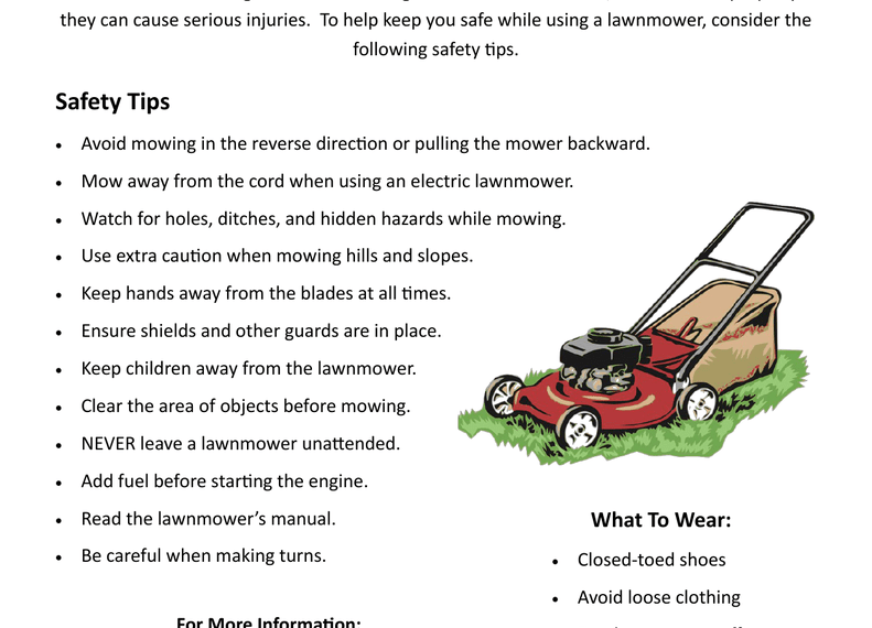Top Lawn Mower Safety Gear Recommendations